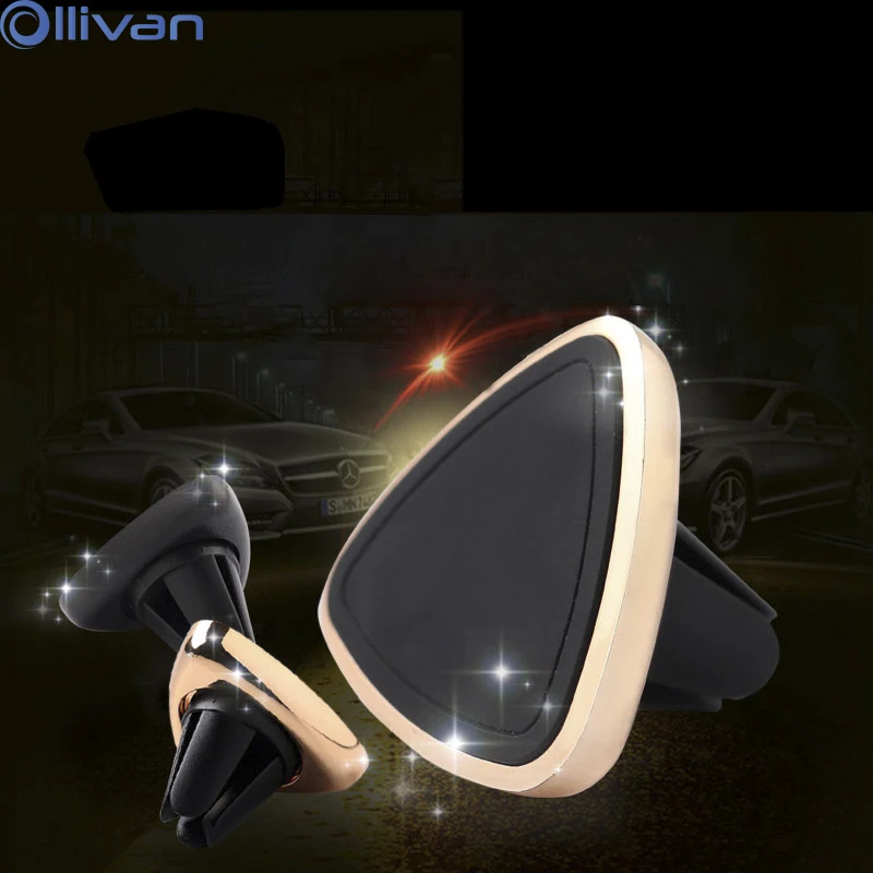

OLLIVAN Magnetic phone holder stand for iphone SE 5s 6 6s 7 plus Air Vent Mount GPS Universal Mobile Phone bicycle phone holder
