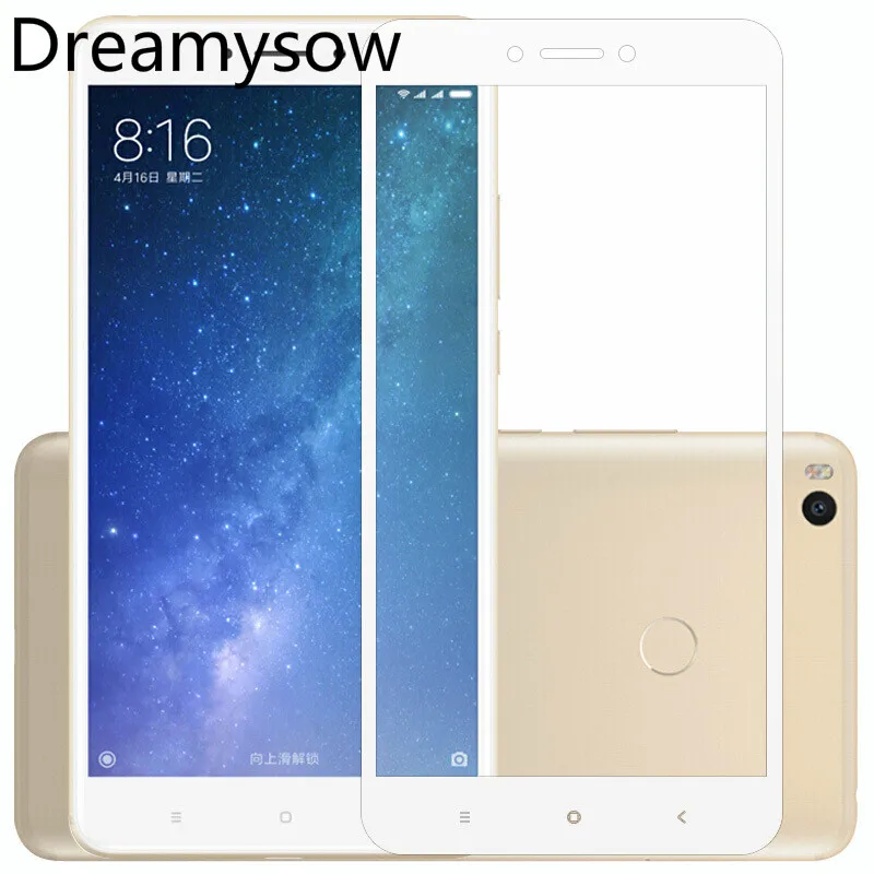 

Dreamysow HD Full Cover Tempered Glass For Xiaomi Mi 5 6 8 5X 6X 5C A1 A2 Note3 MIX2 MAX 2 5S plus Screen Protector 9H Hardness