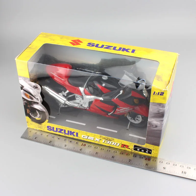 1:12 Масштаб automaxx маленький SUZUKI GSX 1300R Сокол Hayabusa литье под давлением металлический мотоцикл и спортивный велосипед модели подарок для мальчика игрушка