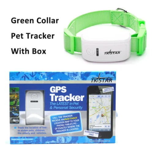 Green with box Супер Мини IPX6 TK909 водонепроницаемый трекер долгое время ожидания собака кошка домашнее животное Персональный gps трекер/IOS/Andriod приложение - Цвет: Green with box