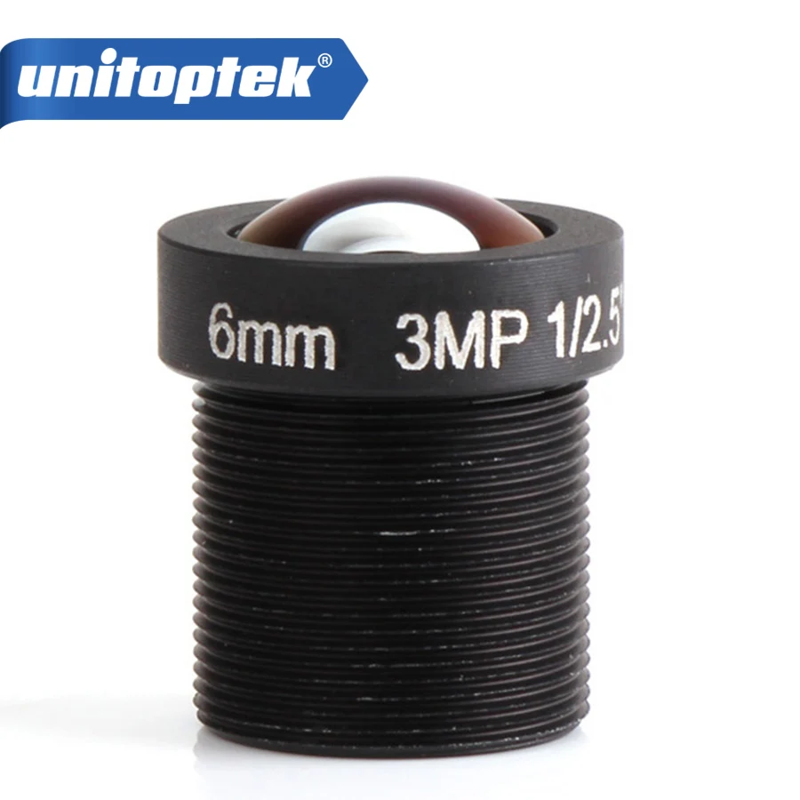 

3 Megapixel HD 6mm 68 Degrees Wide Angle View Board Lens 3MP 1/2.5" M12 Mount For CCTV 720P/1080P IP/AHD/HDCVI Camera