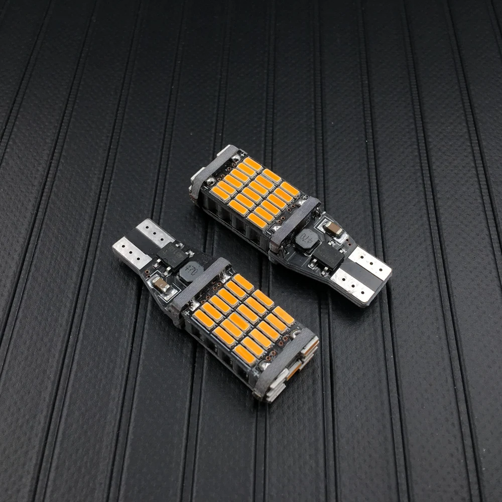 Супер яркие T15 W16W 921 45 SMD светодиодный 4014 автомобильные габаритные огни Canbus лампы