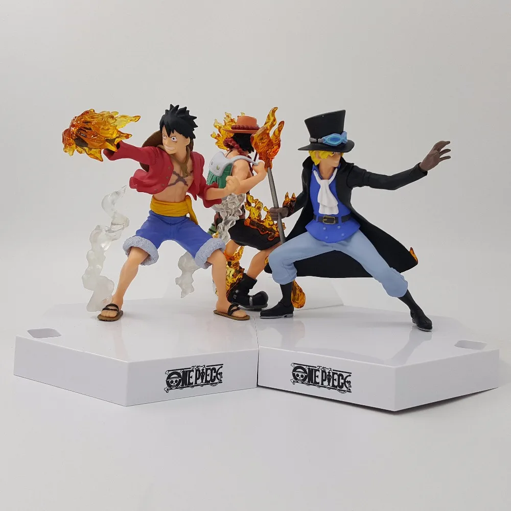 One Piece Figure Ace Luffy Sabo FIre Fist Three Brothers One Piece