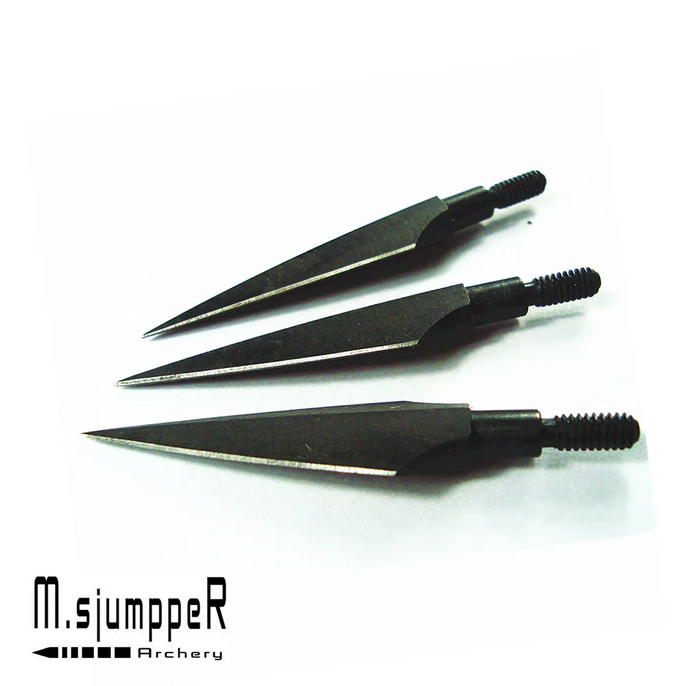Hunting Broadheads Burnish Sharp Blade 125 Grain Arrowheads For