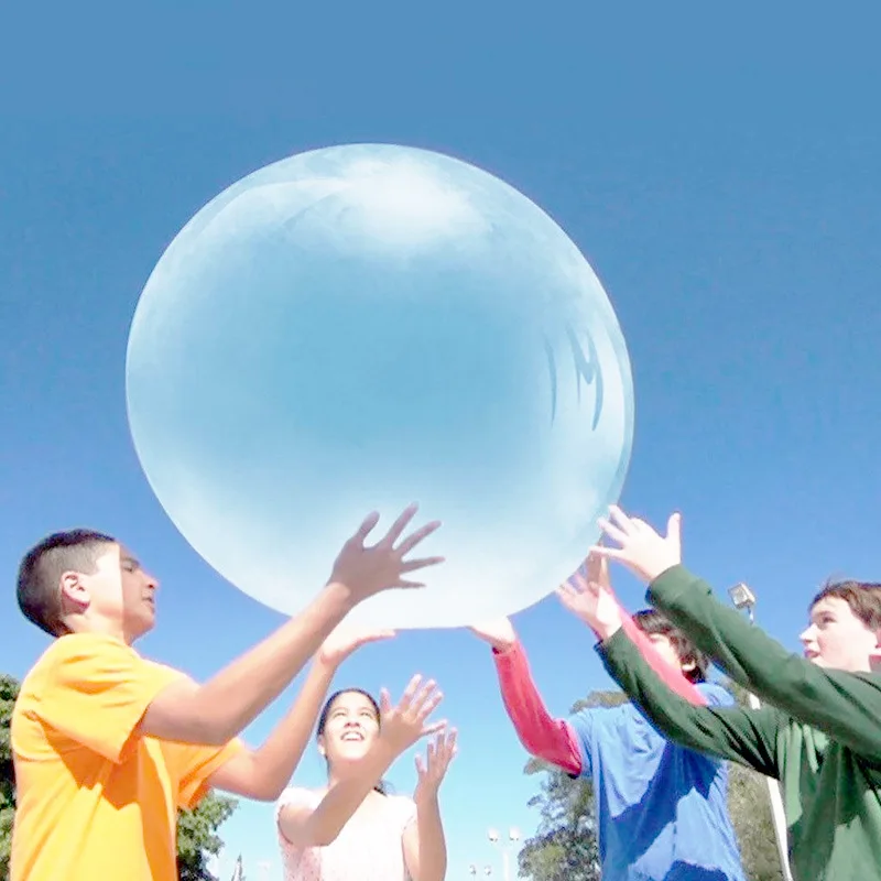 

New Funny Bubble TPR Balloon Wubble Bubble Ball Transparent Inflatable Elastic Ball Inflatable Ball Children's Toys Gift
