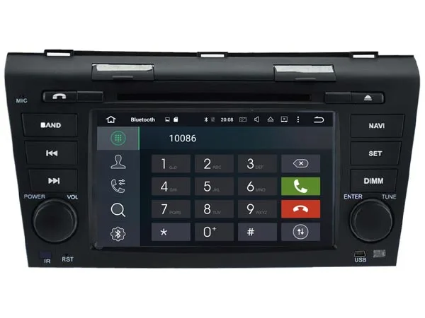 Top Ips screen Android 8.0 Car Dvd Navi Player FOR MAZDA 3 2004 2005 2006 2007 2008 2009 gps auto stereo audio multimedia 3