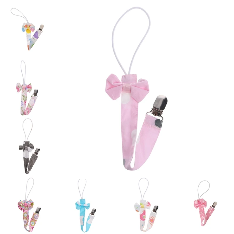 

8 Colors Baby Pacifier Clip Chain Strap Dummy Soother Nipple Holder Newborn Boys Girls New