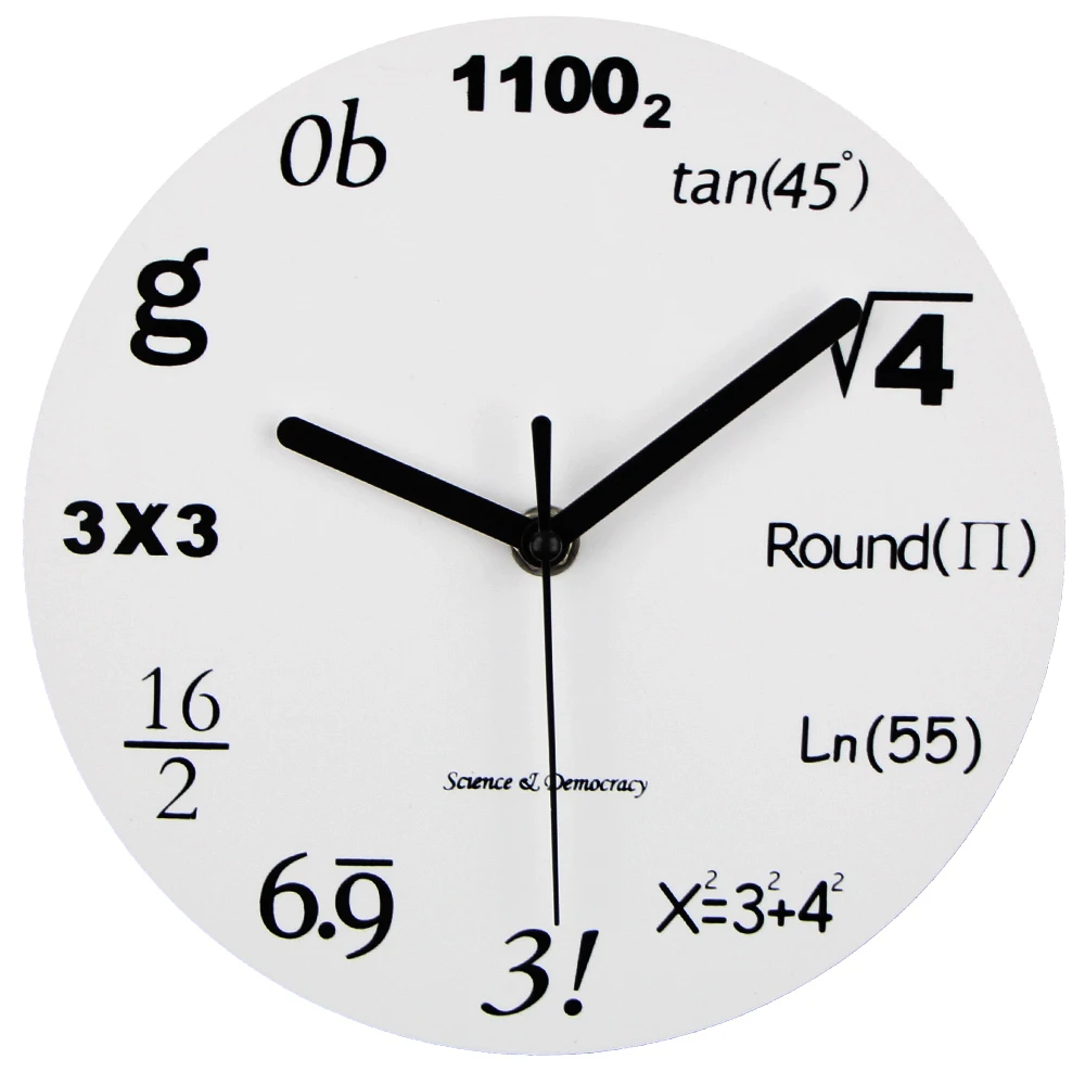 worksheet Clock Math online buy wholesale math clock from china wholesalers 2017 fashion acrylic wall modern design novelty maths equation horloge art watch relogio