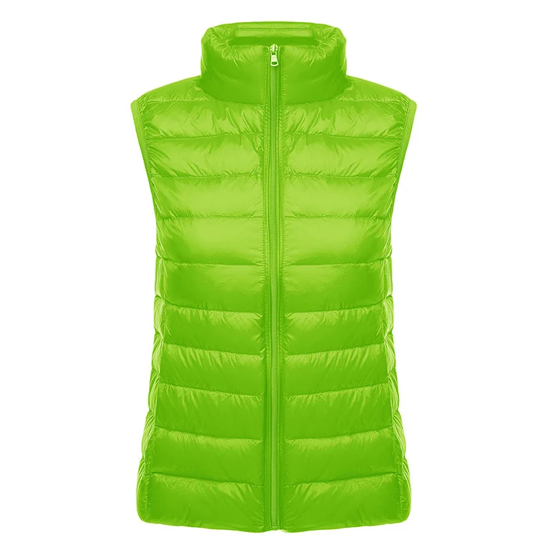 Kostlich New Arrival Autumn Vest Coat Women Ultra Light Sleeveless Jacket Waistcoat Warm Winter Vest Outwear Plus Size Clothing (19)