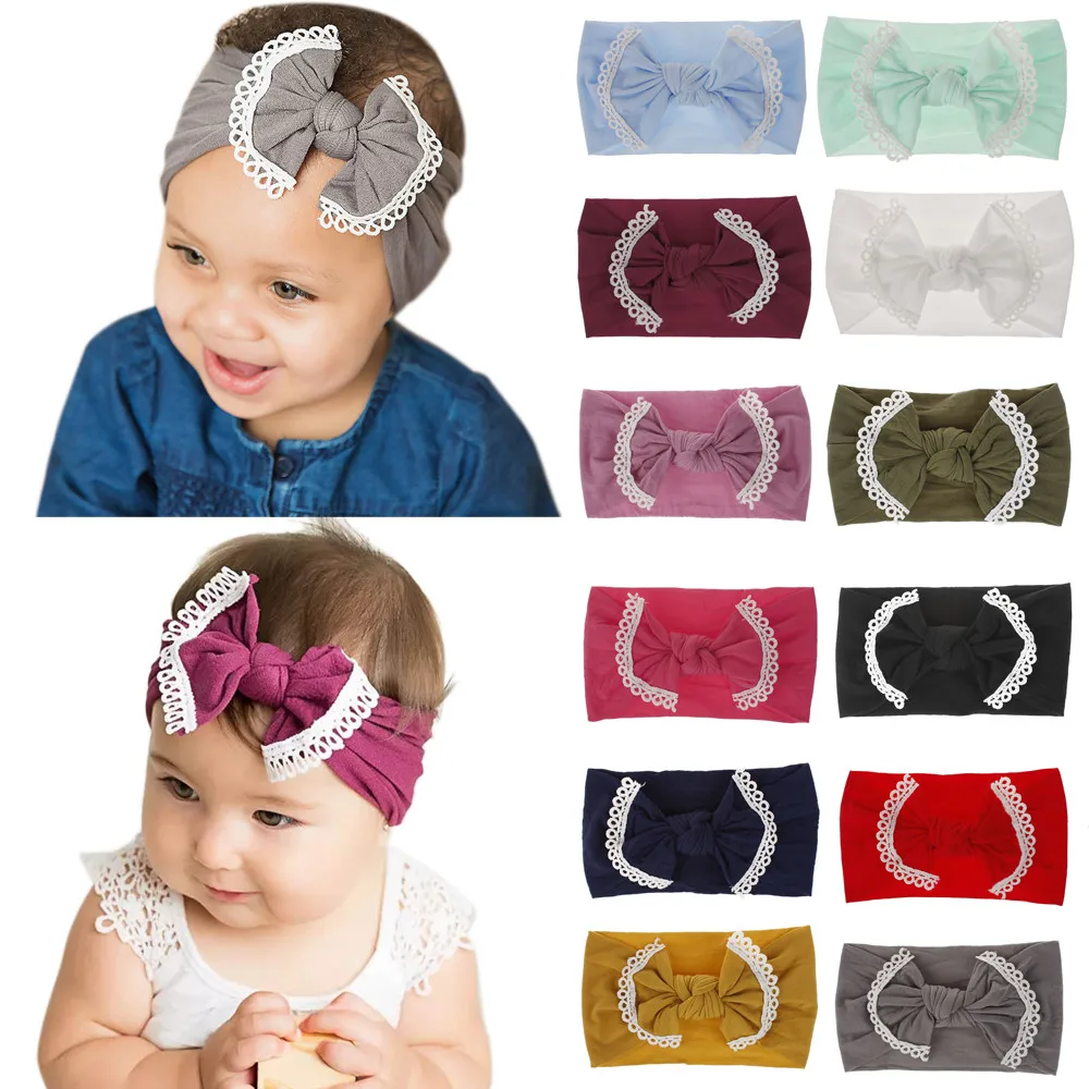 Cute Baby Toddler Infant HairbandBowknot Headband Hairband Headwear Hair Band