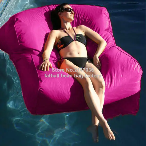Pacific Grey oversized luxury comfortably accommodate two adults float beanbag, pool floating bean bag outdoor furniture sofa Pacific Grey oversized luxury comfortably accommodate two adults float beanbag, pool floating bean bag outdoor furniture sofa