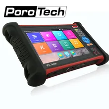 Wanglu H.265 4 K IP testador câmera de 8MP X7 SDI CVI TVI AHD CVBS 6 em 1 Tester CCTV Monitor com TDR, traço Cabo, medidor de potência Óptica