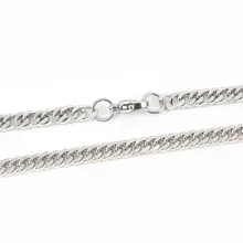 5 шт. 4,2x1,8 мм 24 ''серебро 316 нержавеющая сталь квадратное ожерелье цепь