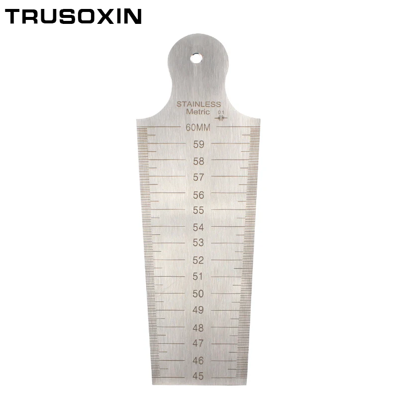 

New Professional 45-60MM Welding Taper Gauge Stainless Steel Ruler Weld Inspection Taper Gauge Metric Imperial Measure Tool