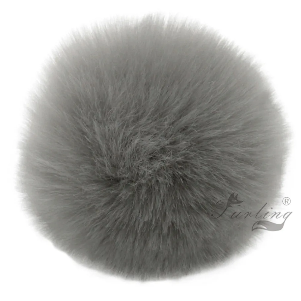 Меховые помпоны из искусственного кроличьего меха 9 см|pom ball|fur pomrabbit fur ball |