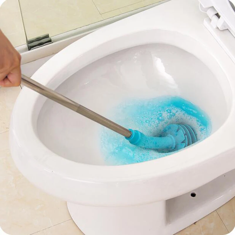 Cena Z długim uchwytem, tłok w toalecie typ tłoka do pogłębiania urządzenie gospodarstwa domowego toaleta rury kanalizacyjne zanieczyszczenia Dredge narzędzia desatascador desague