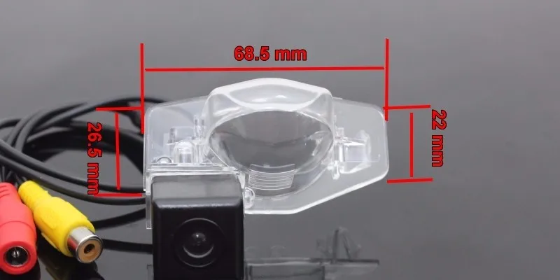 For Honda Odyssey  Insight  Jazz Trajectory Intelligent Tracks HD CCD Night Vision Car Rear View Camera Parking Assistance (4)
