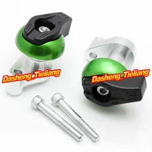 Para yamaha YZF R6 2006 2007 Frame Sliders Crash Pads Protector, motocicleta Piezas de Recambio de Accesorios, de Color verde