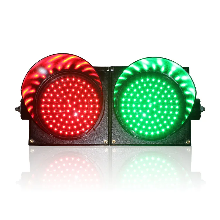 200 мм красный зеленый свет светофора горизонтальная или вертикальная установка ПК оболочка светодиодный светофор для продажи