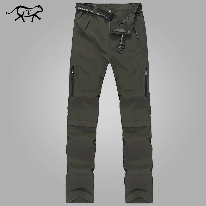 

New 2018 men pants Quick Dry Windproof Zipper Pants Men Summer Spring Fast Drying Speed Dry Casual Pant for Male Long trousers
