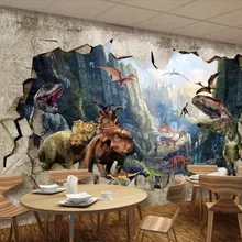 Beibehang papel де parede пользовательские фото обои 3d фрески древний динозавр Королевство Стерео ТВ магазин фон стены 3d обои