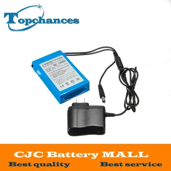 

2017 New High Quality Super Rechargeable Portable Lithium-ion Battery DC 12V 4000mAh DC12400 With Plug