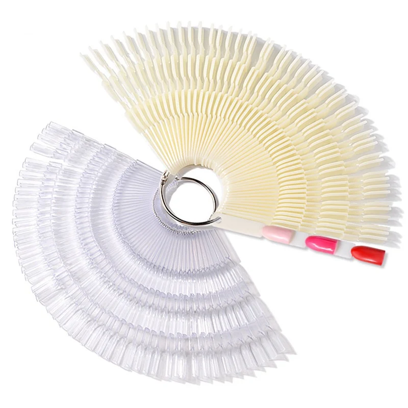 

3-In-1 Nail Polish Swatches Display Board 150 Color Bamboo Swatch Palette Manicure Tools