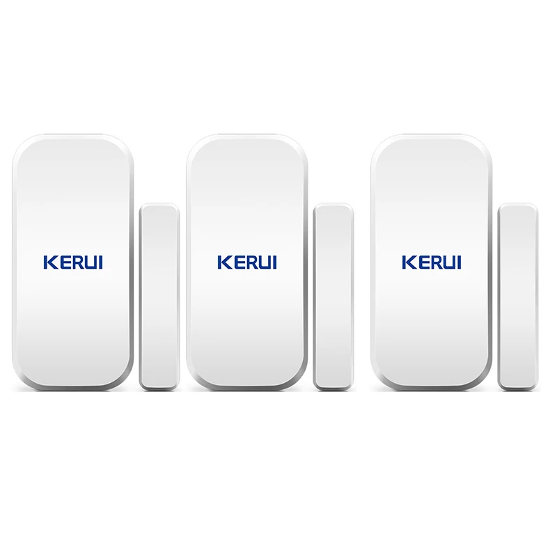 KERUI Wireless Door Magnetic Sensor Detector For Touch Keypad Panel GSM PSTN Home Security Burglar Voice Alarm System security led lights Alarms & Sensors