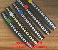 Kit LED SMD rosso blu giallo bianco verde 5 colori * 20 pezzi = 100 pezzi 5050 5730 1210 3528 1206 0805 0603 pacchetto assortimento diodi LED