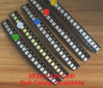 

SMD LED Kit Red Blue Yellow White Green 5 Colours * 20pcs=100PCS 5050 5730 1210 3528 1206 0805 0603 LED Diode Assortment Pack