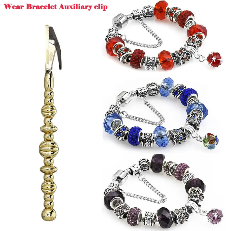Lady Wear Bracelet clip Auxiliary Tool For Women Putting On Jewelry Chain By Own Necessary Assistant