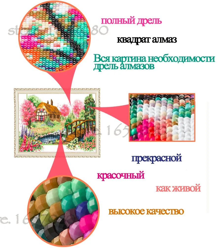 ZhuistarRhinestone ручная роспись 5D diy Книги по искусству картины белый кролик ремесла