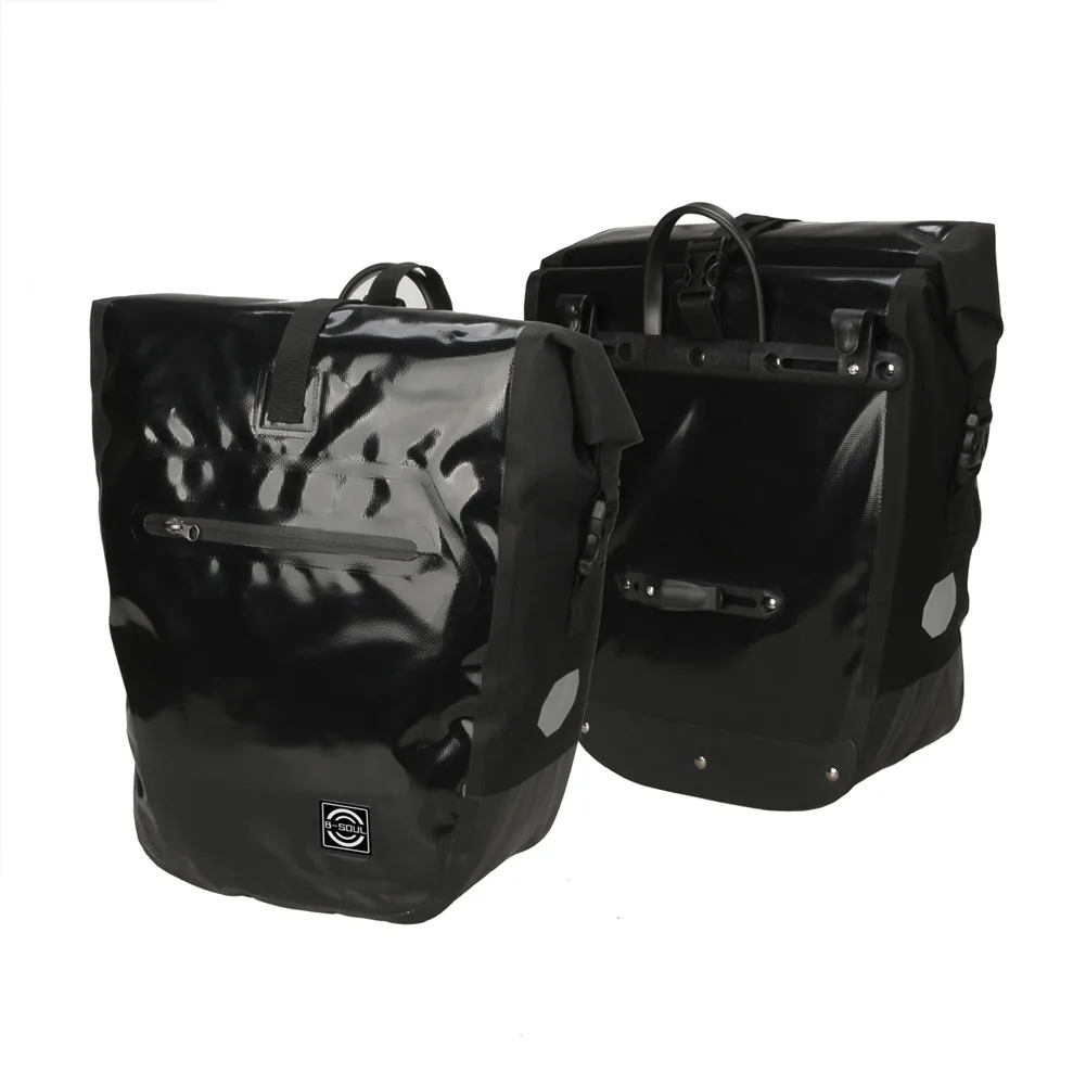 Cheap Cycling Bike Bags MTB Bike Rear Rack Bag Full Waterproof Multifunction Road Bicycle Pannier Rear Seat Trunk Bag 13