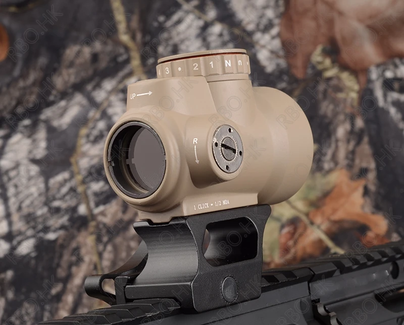 Тактический trijicon MRO стиль 1x Red dot прицел и высокая базовая линия Пикатинни Крепление Охота загар M9500