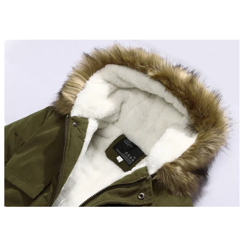 Parka Men Coats Winter Jacket Men Slim Thicken Fur Hooded Outwear Warm Coat Top Brand Clothing Casual Mens Coat Veste Homme Tops