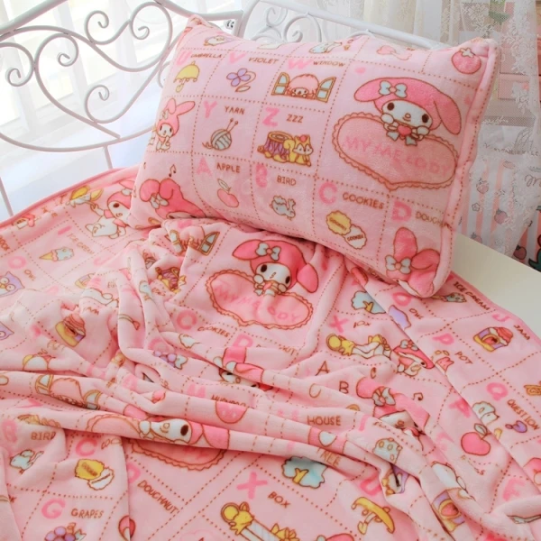 1 шт. мягкая плюшевая наволочка с рисунком My Melody angel хлопок одна подушка покрывало