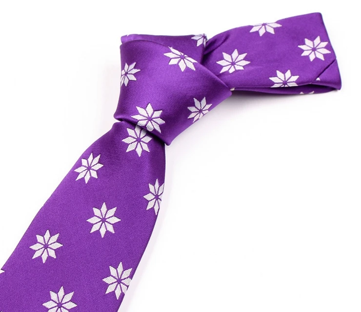 7.5cm Fashion classical mens wedding party novelty floral neck tie