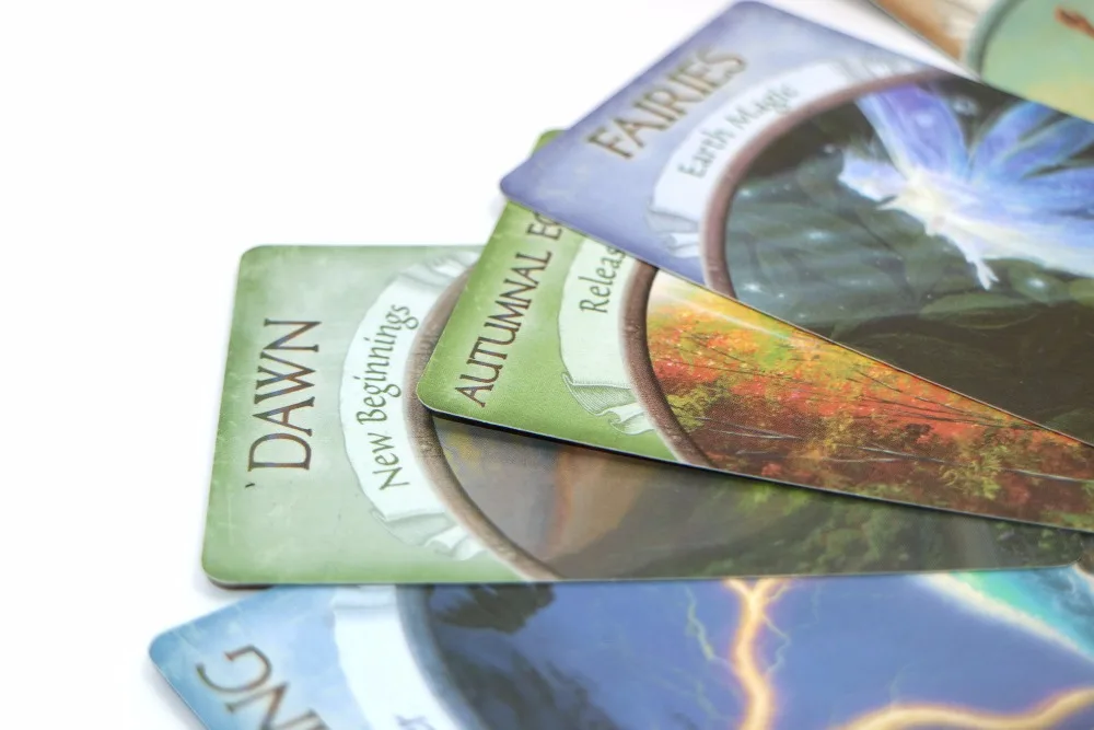Английская тайна земли oracle cards deck 48 карт, руководство по Таро-Future Fate Fortune Talking английская карточная игра