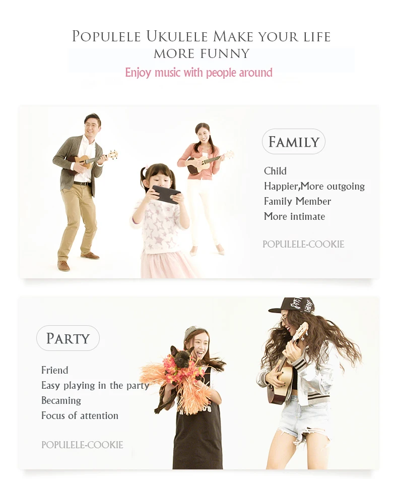 Xiaomi Populele U1 Intelligent Ukulele APP 23 inch smart phone ukulele Uke for beginners gift Adapterization 4 strings Guitar (5)