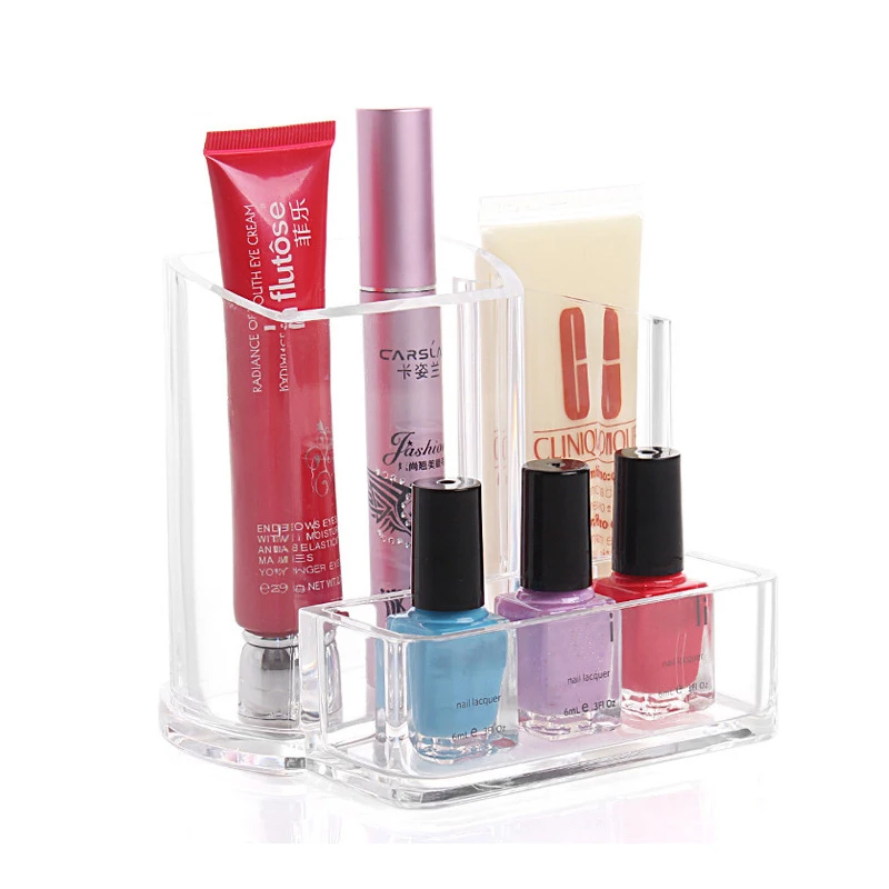 

Acrylic Cosmetic Storage Rack For Multifunctional Makeup Sundries Storage Organizer Holder Household Makeup Brush Tools Shelf