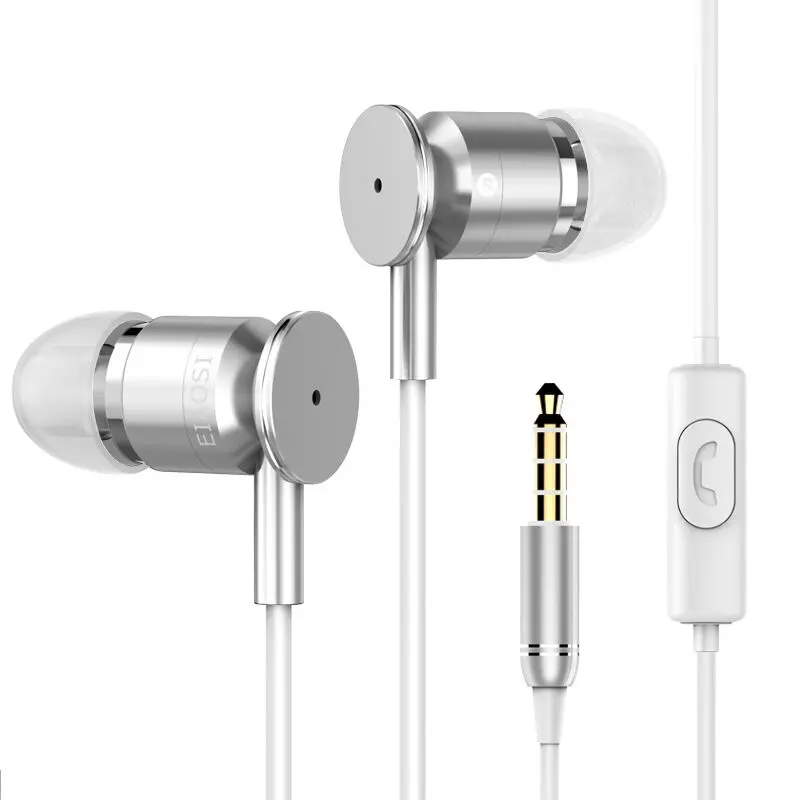 EIAOSI X6 In-ear Earphone 3.5mm Studio Bass Earbud With Mic For iphone 6 5s Xiaomi Samsung MP3 MP4 Best | Электроника