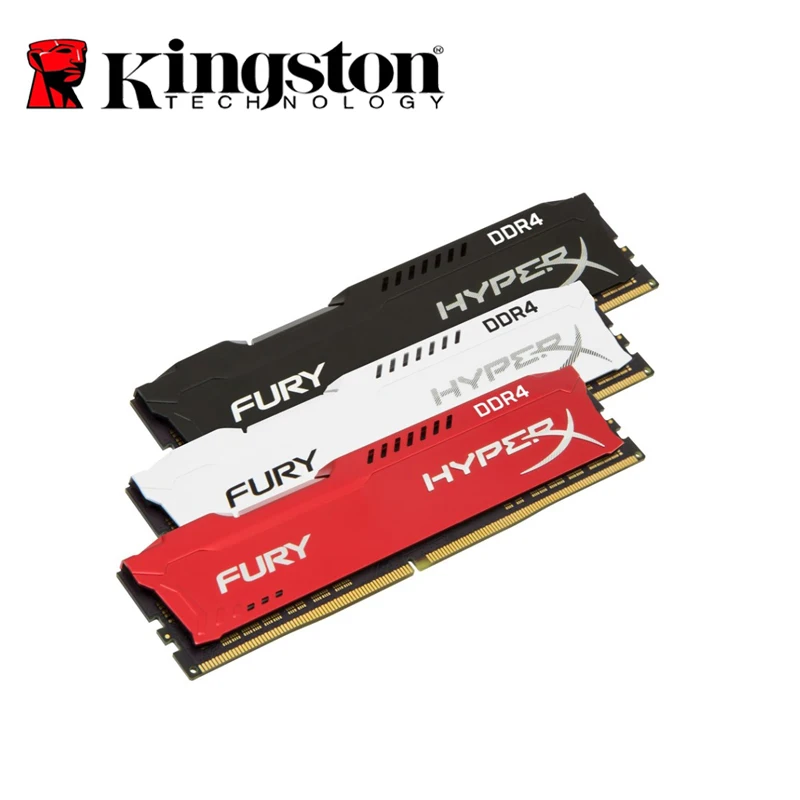 

Original Kingston HyperX FURY 4GB DDR4 2400MHz Desktop RAM Memory CL15 DIMM 288-pin Desktop Internal Memory Black For Gaming