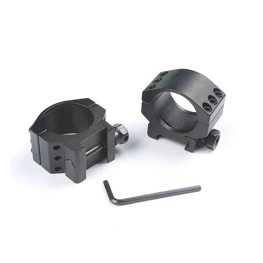 الانظار نطاق جبل 30 ملليمتر حلقة الثقيلة صدمة واقية 6 البراغي Trilho دي 20 ملليمتر نسج Picatinny السكك الحديدية جبل الليزر مشاعل