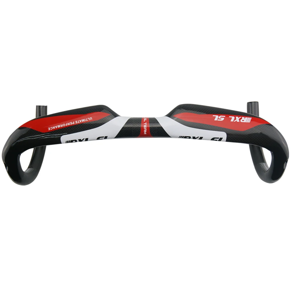 RXL SL Cycling Handlebar Road Bike 31.8mm Bicycle Bent Bar 3K Glossy RedBlueGreen Carbon Handlebars (6)
