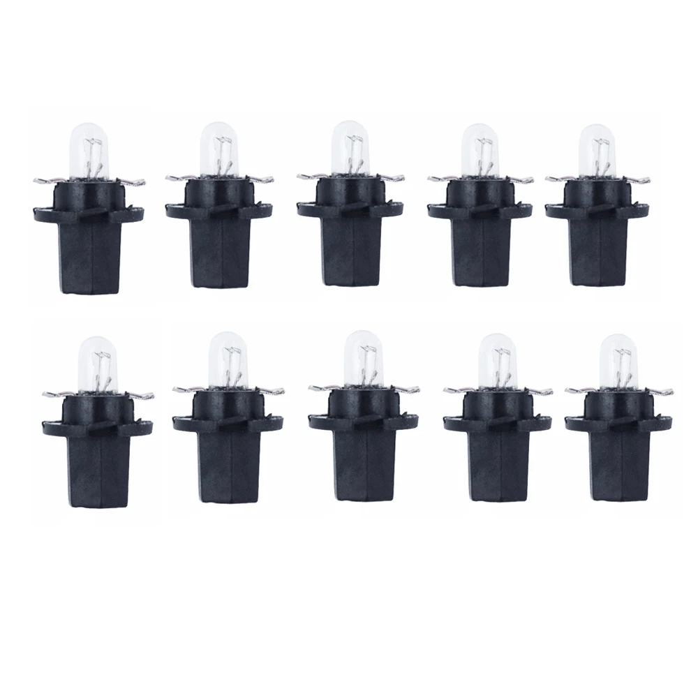 10Pcs T5 14V 1,4 W для Audi Santana автомобильный инструмент светильник лампа инструмент светильник желтый светильник лампы-черный