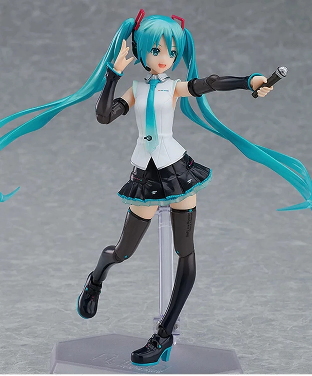 Оригинальный рисунок Max Заводская обувь для косплея вокалоидов Мику V4X Figma 14 см ПВХ хорошее качество фигурку коллекция игрушек для G005