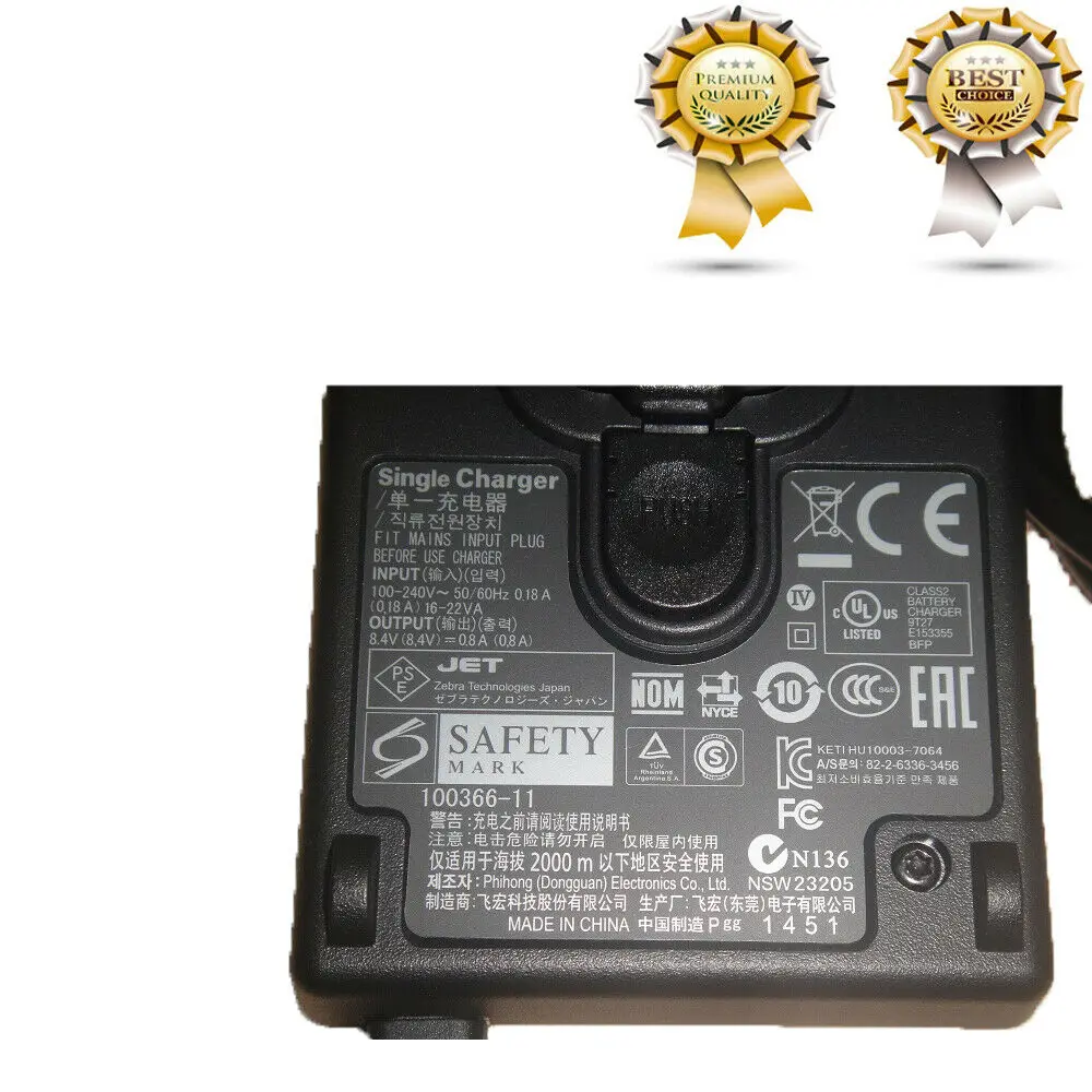Peças de Impressora Fonte de Alimentação para Impressora Carregador Zebra Ql420 Rw420 P4t100366-11 Li72 Ql220 Ql320 - Imagem 3