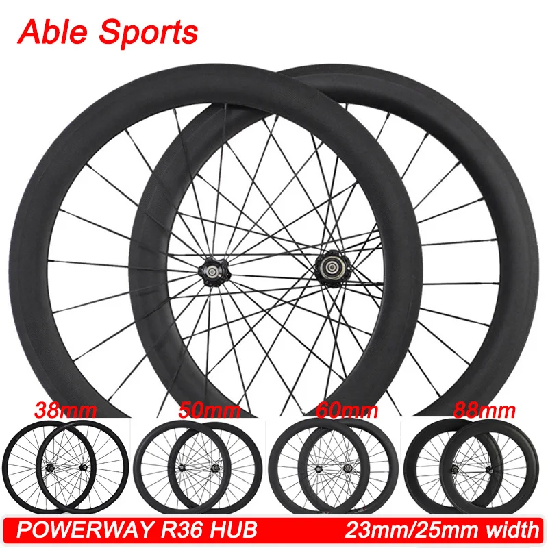 road carbon wheels chinese bicycle high quality wheelset 38 50mm 60