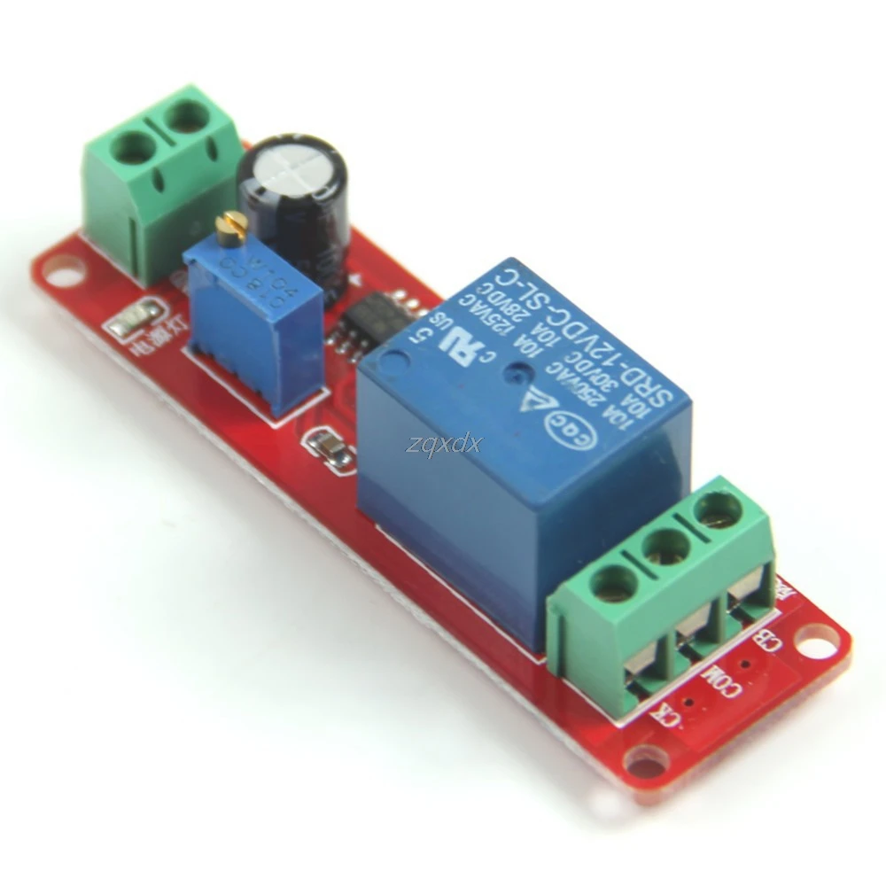 DC 12 В задержки таймер реле переключатель Регулируемый Модуль 0 до 10 второй электронные модули июля челнока