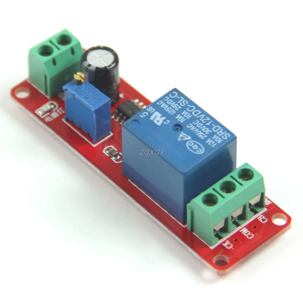 

DC 12V Delay Relay Timer Switch Adjustable Module 0 to 10 Second Electronic Modules July DropShip
